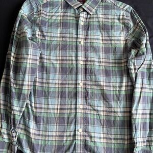 UNTUCKit button up long sleeves M slim fit 100% cotton tartan plaid multicolor